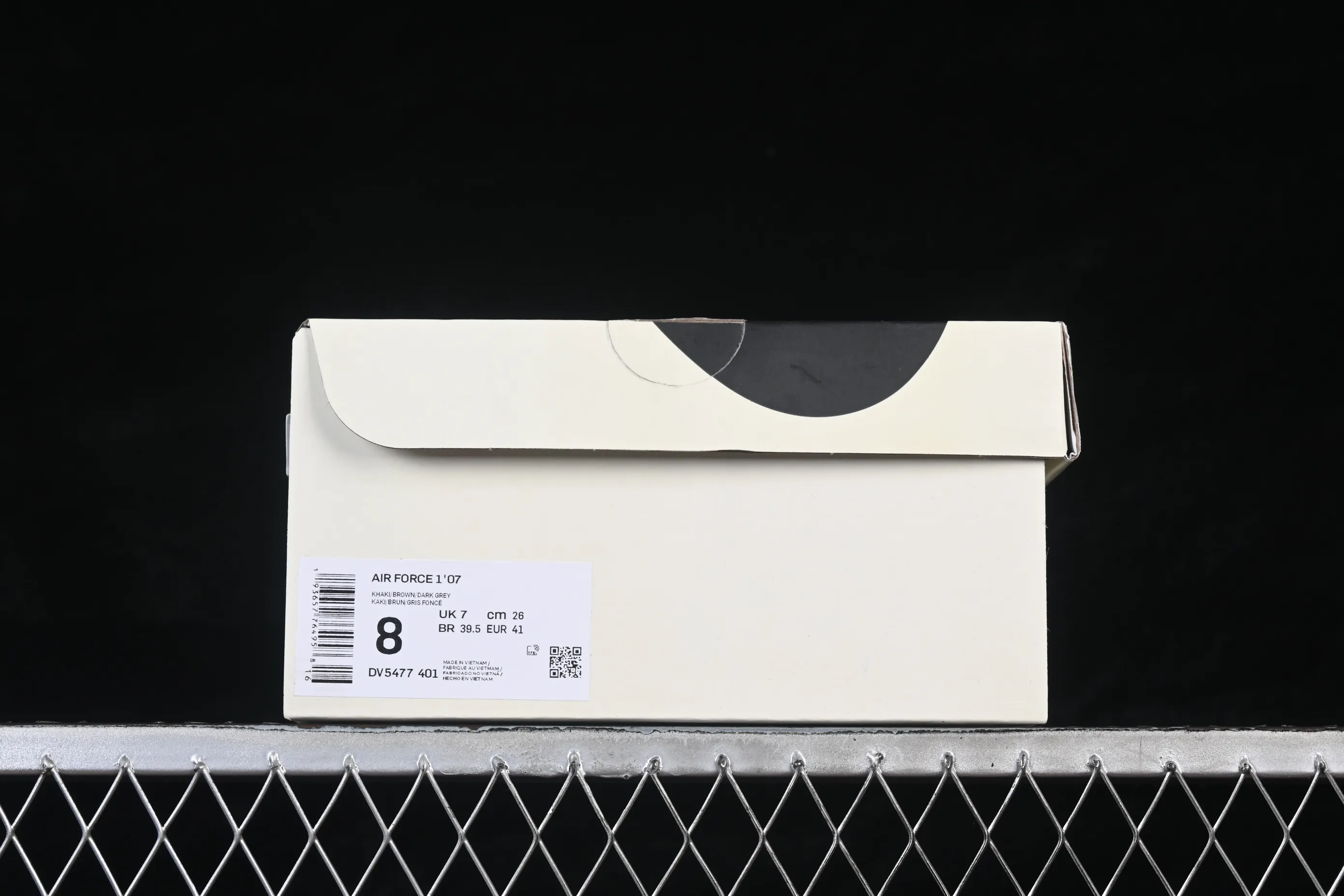 All categories Nk Air Force 1 Air Force series Nk Air Force 1 Low Air Force low-top Nike Air Force 1'07 Low Stussy co-branded charcoal gray elegant white Air Force 1 low-top casual sneakers DV5477-401